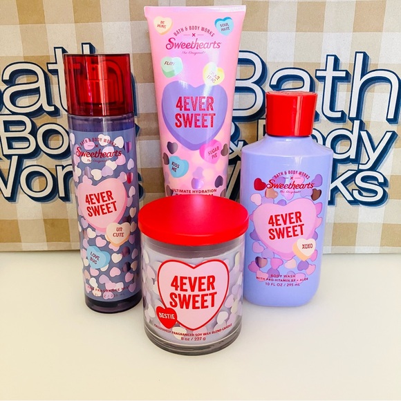 Bath & Body Works Other - 🆕LAST SET: 💜4Ever Sweet Set + Candle🕯️